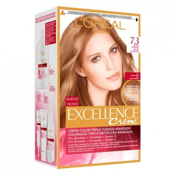 Tinte creme nº 7.3 Rubio Dorado L'Oréal Excellence 1 ud. - 1 ud - Imagen del producto en Findit