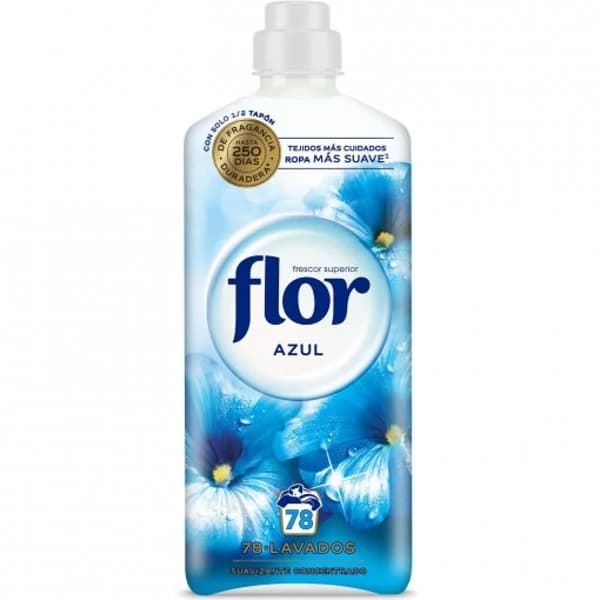 Suavizante concentrado Flor Azul 78 lavados. - 78 ud - Imagen del producto en Findit