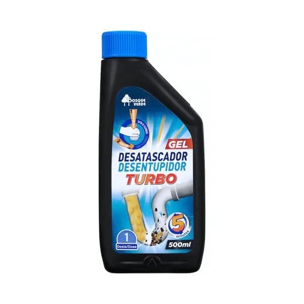 Desatascador Turbo Bosque Verde en gel - 0.5 l - Imagen del producto en Findit