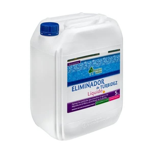Eliminador de turbidez líquido Bosque Verde para piscina - 5 l - Imagen del producto en Findit
