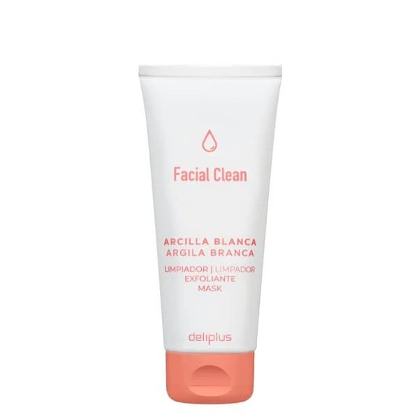 Limpiador  exfoliante y mascarilla Arcilla Blanca Facial Clean Deliplus - 0.1 l - Imagen del producto en Findit