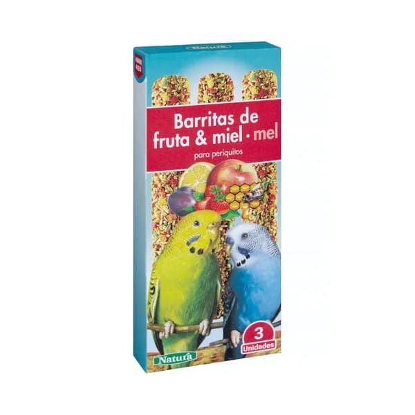 Barritas de fruta y miel para periquitos Natura - 0.09 kg - Imagen del producto en Findit