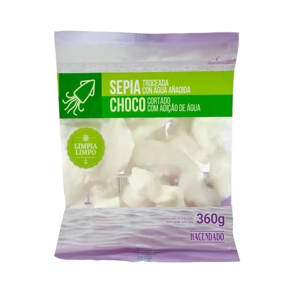 Sepia faraónica troceada limpia Hacendado congelada - 0.36 kg - Imagen del producto en Findit