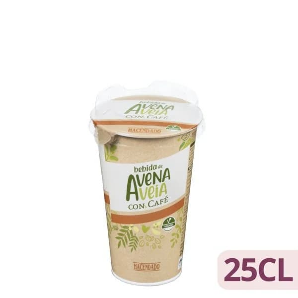 Bebida de avena con café Hacendado - 0.25 l - Imagen del producto en Findit