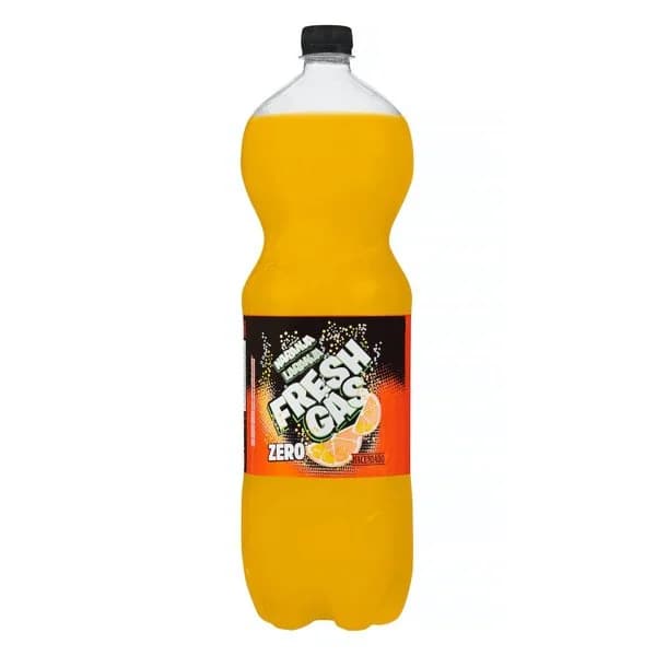 Refresco de naranja Hacendado zero fresh gas - 2 l - Imagen del producto en Findit