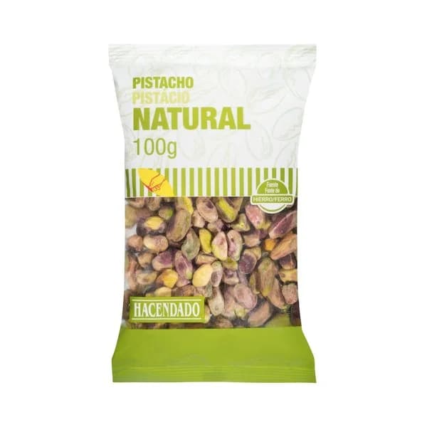 Pistacho natural Hacendado pelado - 0.1 kg - Imagen del producto en Findit