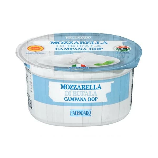 Mozzarella fresca di bufala campana Hacendado - 0.13 kg - Imagen del producto en Findit