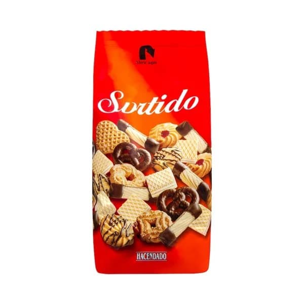 Surtido de galletas y barquillos Hacendado - 0.5 kg - Imagen del producto en Findit