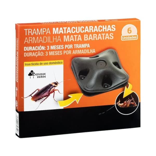 Trampa matacucarachas Bosque Verde - 6 ud - Imagen del producto en Findit