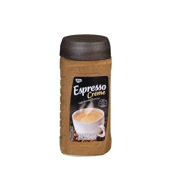 Café soluble Espresso Creme Hacendado - 0.08 kg - Imagen del producto en Findit