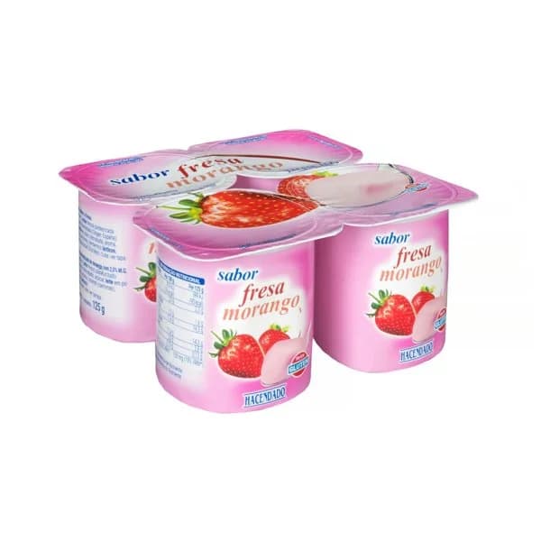 Yogur sabor fresa Hacendado - 0.5 kg - Imagen del producto en Findit