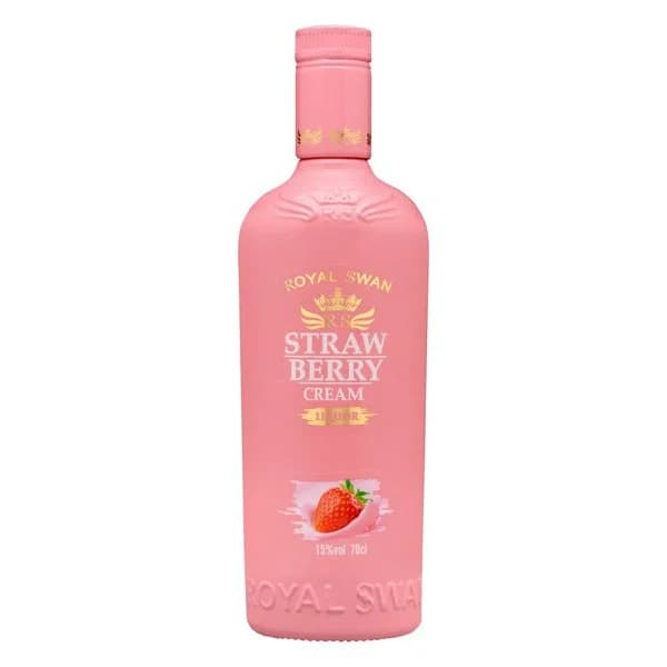Licor crema de fresa Royal Swan - 0.7 l - Imagen del producto en Findit