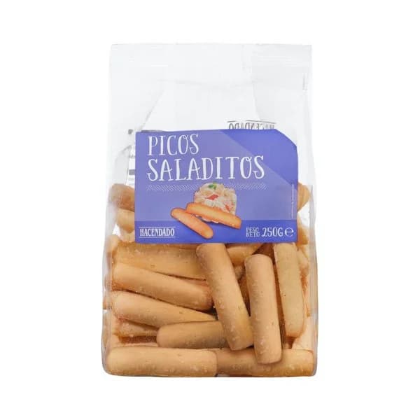 Picos saladitos Hacendado - 0.25 kg - Imagen del producto en Findit