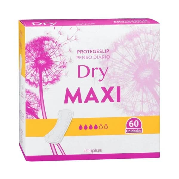 Protegeslip maxi Deliplus Dry - 59.52 ud - Imagen del producto en Findit