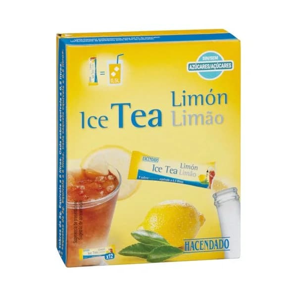 Refresco té sabor limón Hacendado para diluir - 0.04 kg - Imagen del producto en Findit