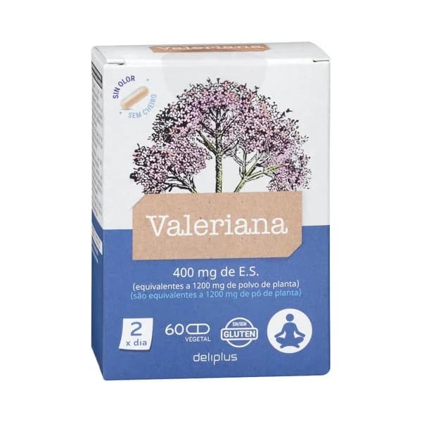 Cápsulas Valeriana Deliplus - 59.29 ud - Imagen del producto en Findit
