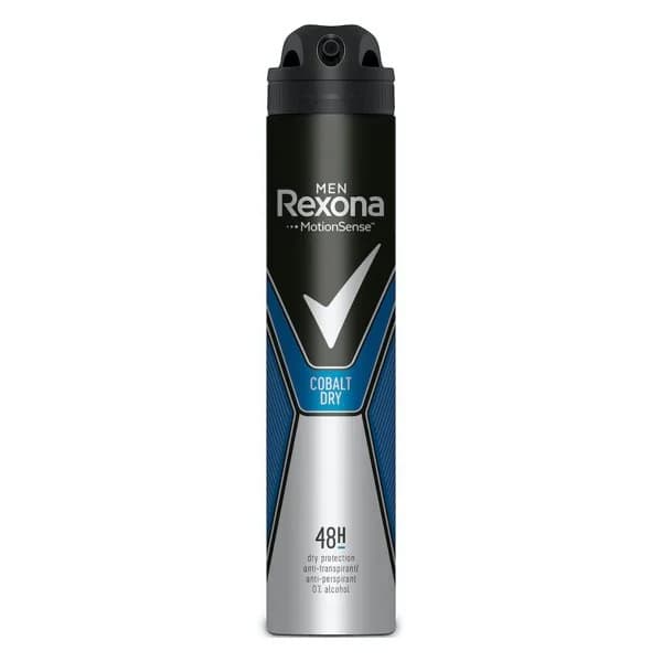 Desodorante cobalt dry Rexona Men antitranspirante - 0.2 l - Imagen del producto en Findit