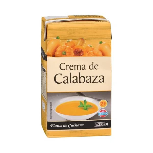 Crema de calabaza Hacendado - 0.5 l - Imagen del producto en Findit