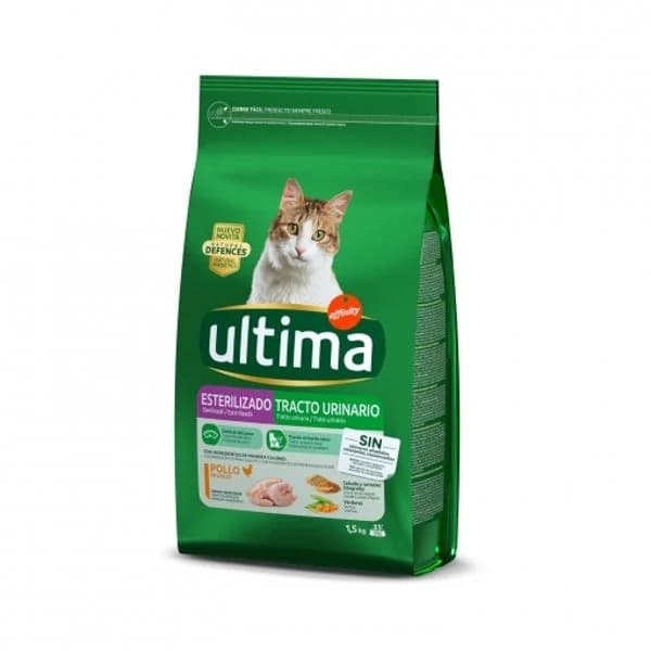 Alimento para gato esterilizado t. urinario ULTIMA, saco 1,5 kg - 1.5 kg - Imagen del producto en Findit
