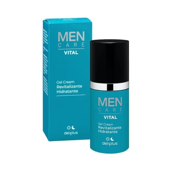 Gel crema facial revitalizante e hidratante Deliplus Men Care Vital - 0.05 l - Imagen del producto en Findit