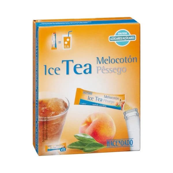 Refresco té sabor melocotón Hacendado para diluir - 0.04 kg - Imagen del producto en Findit