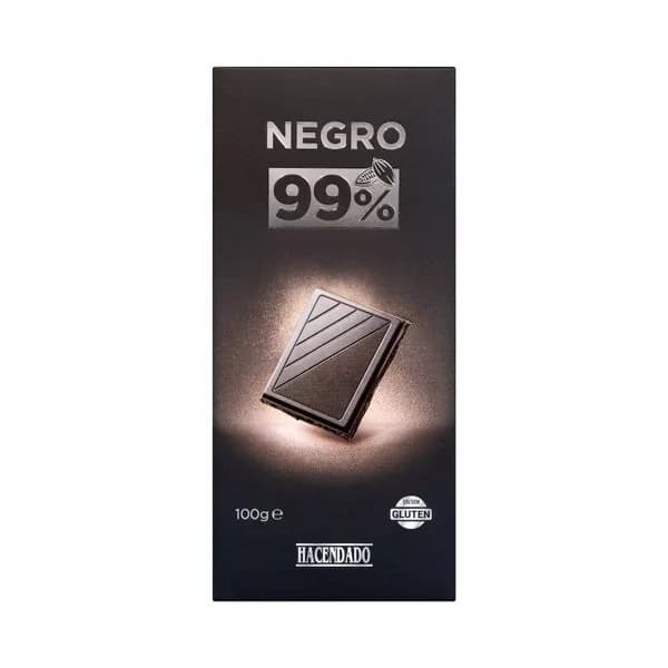 99% cacao negro Hacendado - 0.1 kg - Imagen del producto en Findit