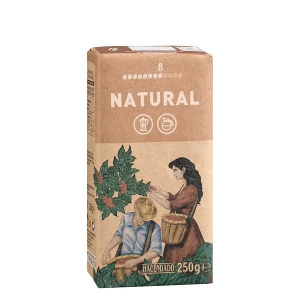 Café molido natural Hacendado - 0.25 kg - Imagen del producto en Findit