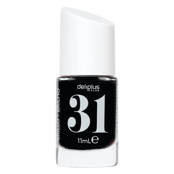 Laca de uñas alto brillo Deliplus 31 negro místico - 0.01 l - Imagen del producto en Findit