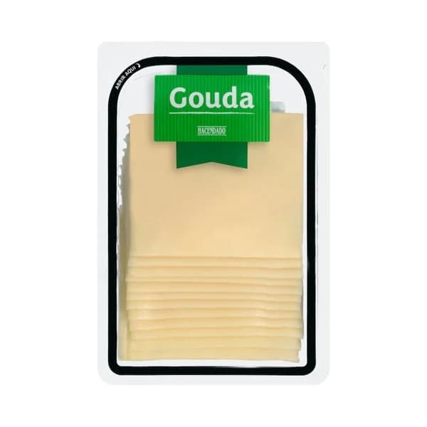 Queso lonchas gouda de vaca Hacendado - 0.3 kg - Imagen del producto en Findit