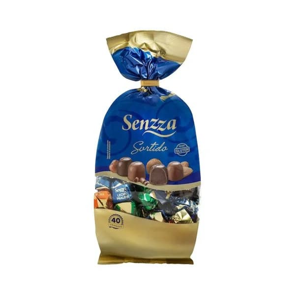 Surtido bombones Senzza de chocolate con avellana  fondant  praliné y almendra - 0.47 kg - Imagen del producto en Findit
