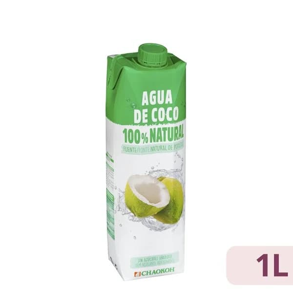 Agua de coco Hacendado 100% natural - 1 l - Imagen del producto en Findit