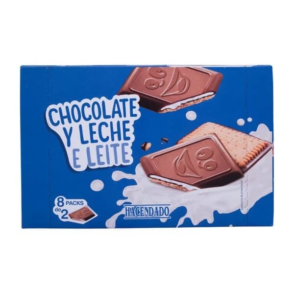 Galletas con chocolate y crema de leche Hacendado - 0.27 kg - Imagen del producto en Findit