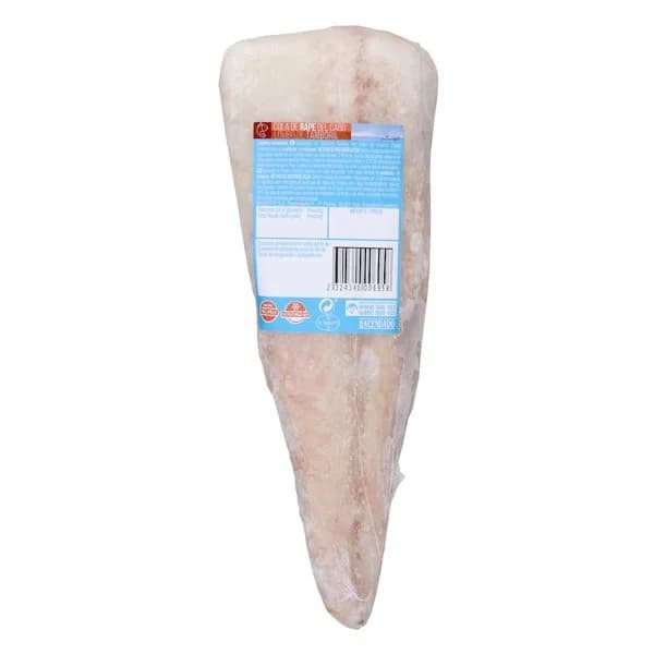 Cola de rape del Cabo sin piel Hacendado ultracongelada - 0.5 kg - Imagen del producto en Findit