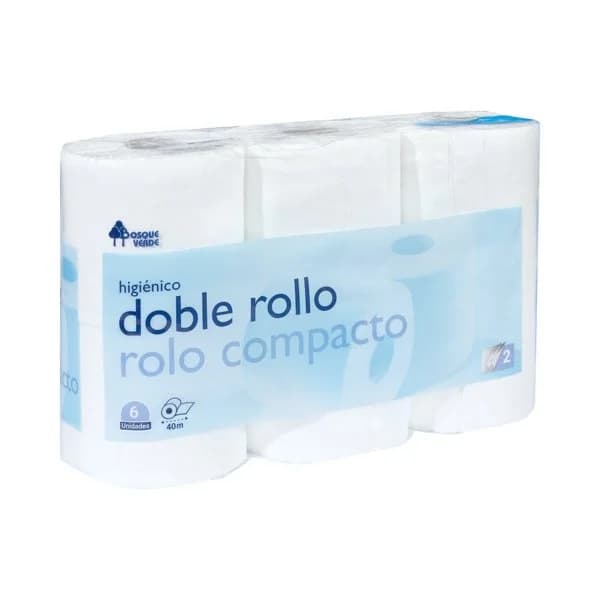 Papel higiénico Doble Rollo Bosque Verde - 5.99 ud - Imagen del producto en Findit