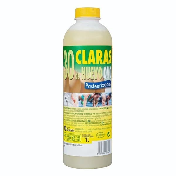 Claras de huevo líquidas pasteurizadas - 1 l - Imagen del producto en Findit