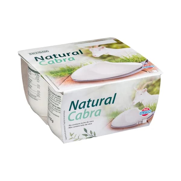 Yogur natural de cabra Hacendado - 0.5 kg - Imagen del producto en Findit