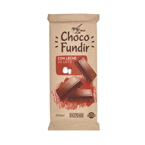 Chocolate con leche fundir Hacendado - 0.2 kg - Imagen del producto en Findit