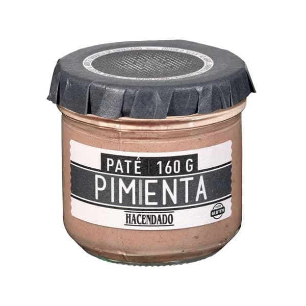 Paté de cerdo con pimienta Hacendado - 0.16 kg - Imagen del producto en Findit