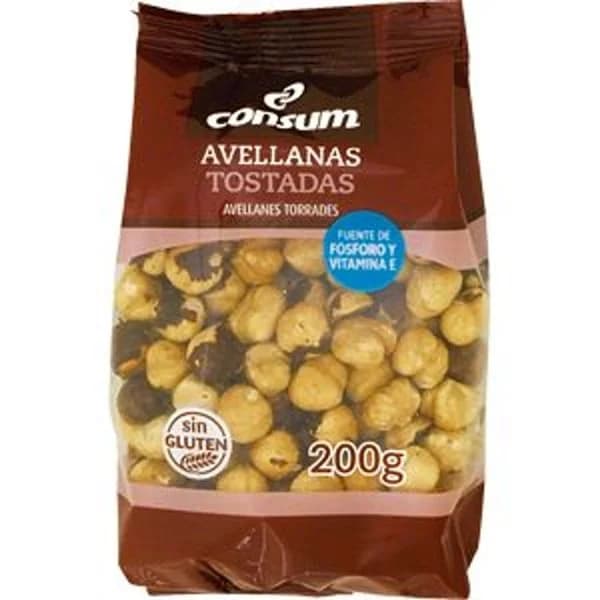 Avellanas Tostadas Bolsa - 0.2 ud - Imagen del producto en Findit
