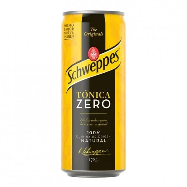 Tónica zero calorías Schweppes - 0.33 l - Imagen del producto en Findit