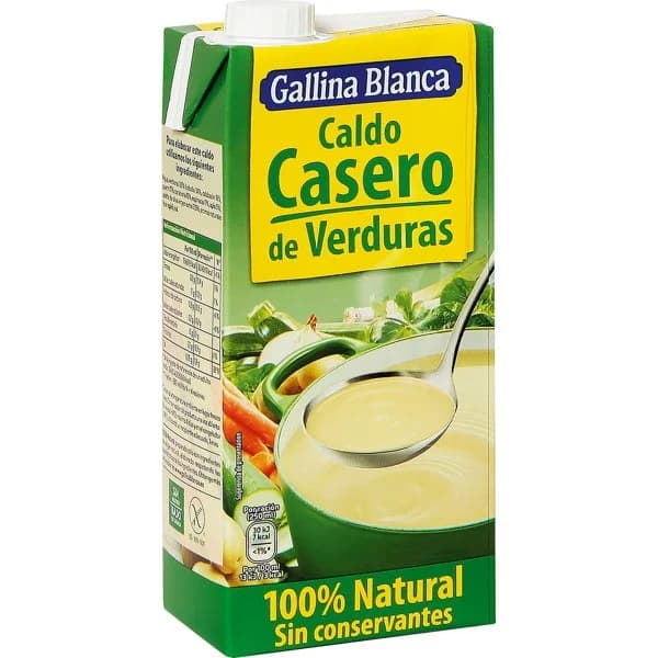 Caldo casero vegetal GALLINA BLANCA, brik 1 litro - 1 ud - Imagen del producto en Findit