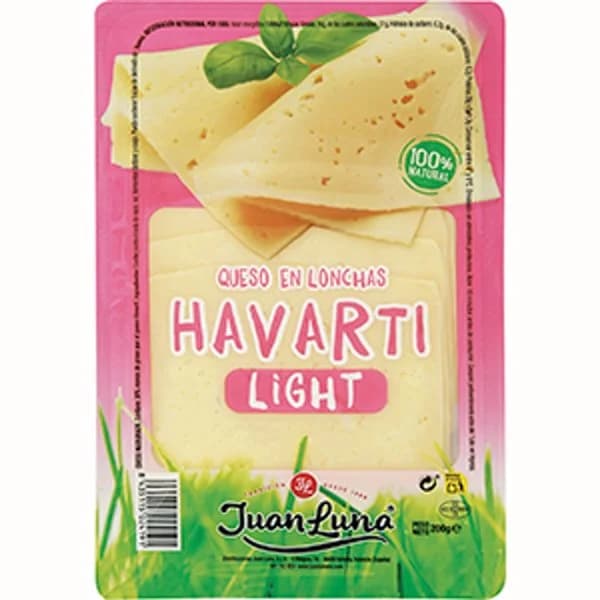 Queso Havarti Light Lonchas - 0.2 ud - Imagen del producto en Findit