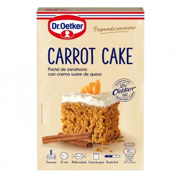 Pastel de zanahoria DR. OETKER, caja 315 g - 0.31 kg - Imagen del producto en Findit