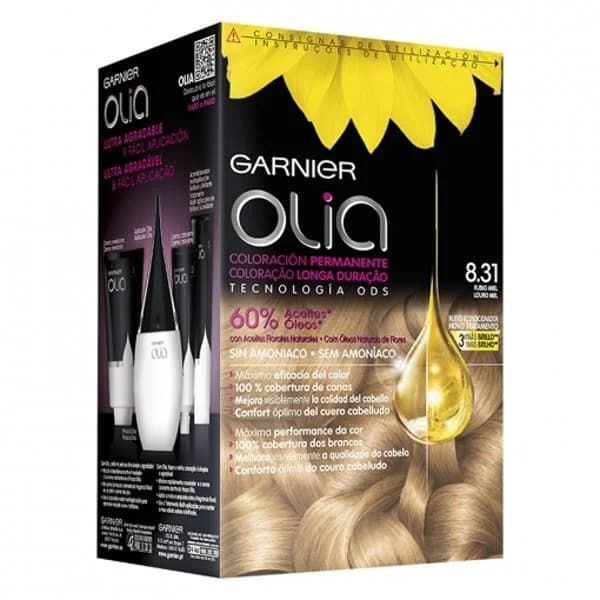 Tinte rubio miel N.8.31 OLIA, caja 1 ud - 1 ud - Imagen del producto en Findit