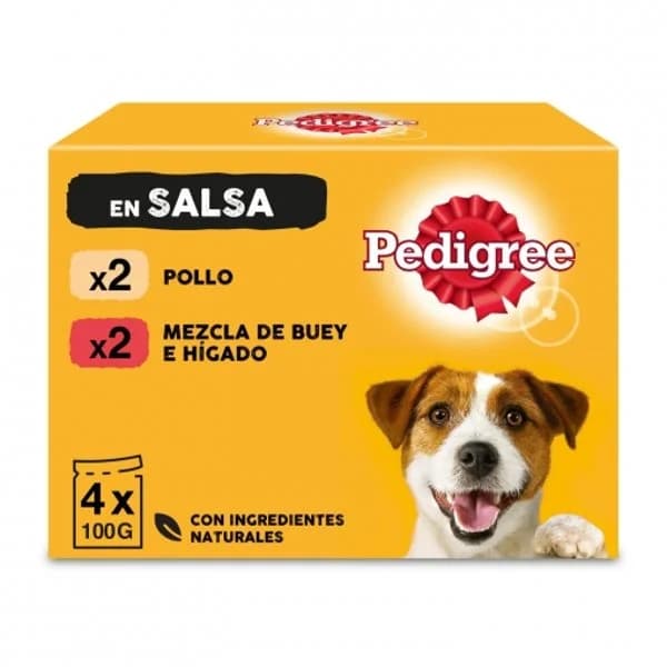 Comida Húmeda Perros 2 Pollo y 2 Buey y Verdura - 0.4 kg - Imagen del producto en Findit