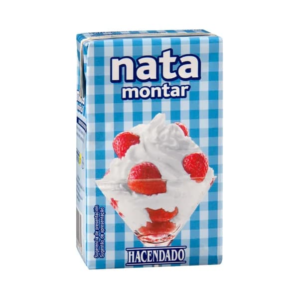 Nata para montar Hacendado - 0.5 l - Imagen del producto en Findit