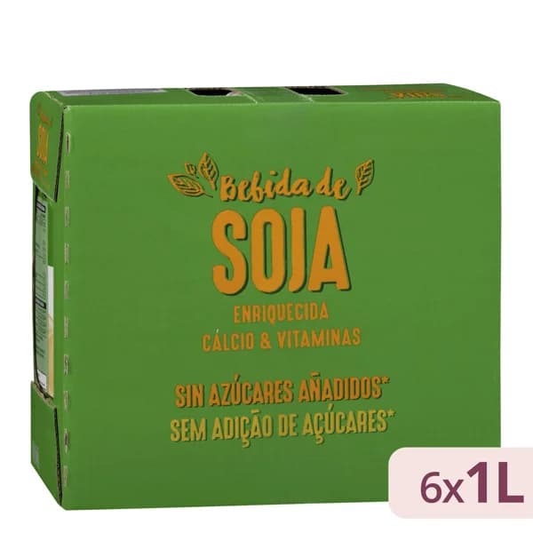 Bebida de soja con calcio y vitaminas Hacendado - 6 l - Imagen del producto en Findit