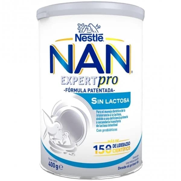 Leche en polvo sin lactosa para lactantes NAN AL110, lata 400 g - 0.4 kg - Imagen del producto en Findit