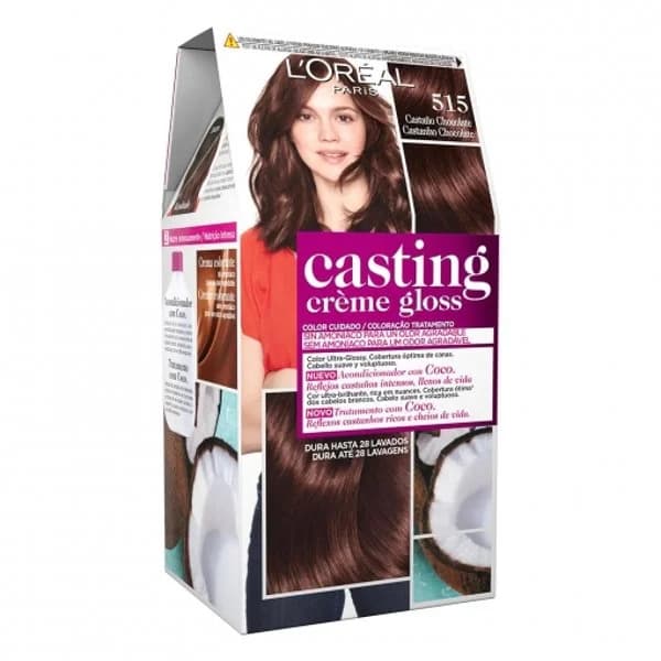 Tinte Créme Gloss nº 515 Castaño Chocolate L'Oréal Casting 1 ud. - 1 ud - Imagen del producto en Findit