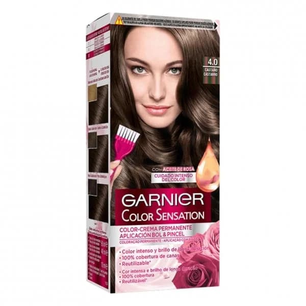 Coloración Permanente nº 4 Castaño Garnier Color Sensation 1 ud. - 1 ud - Imagen del producto en Findit